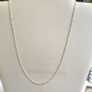 .925 Figaro Sterling Silver Chain